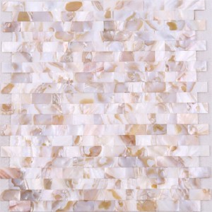 Оптовая цена Природные Seashell Плитка мозаика для стены