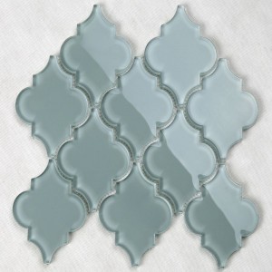 Последний Дизайн Арабески Фонарь Водоструйная Мозаика Стеклянная Кухня Backsplash Настенная Плитка
