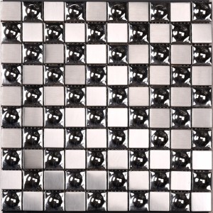 Глазурованная керамическая плитка SUS304 для мозаики HSW-18016